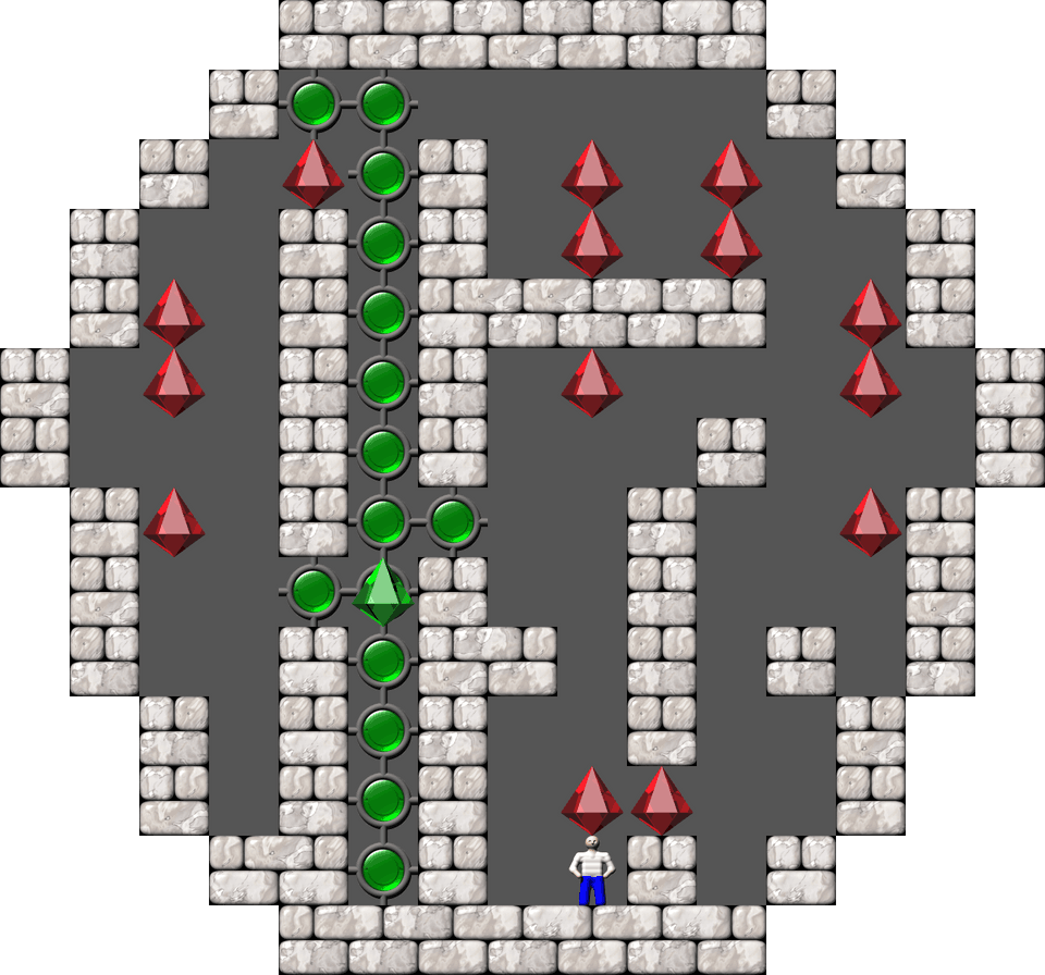 Sokoban ACSmileys 4 level 43